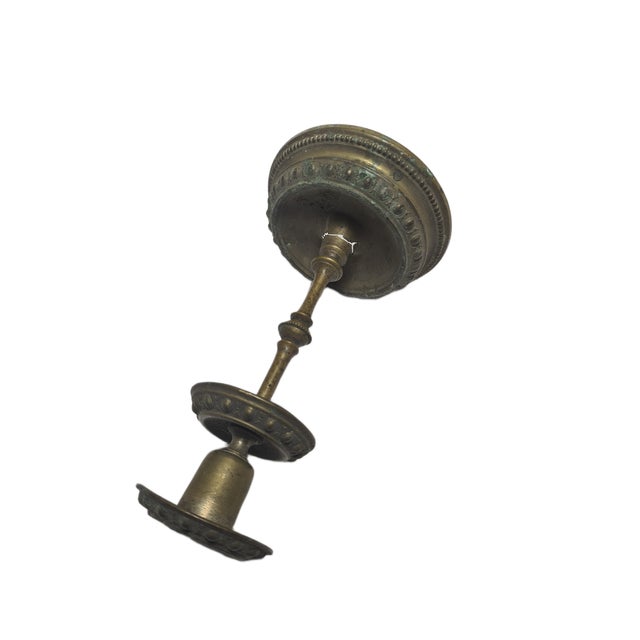 Austro-Hungarian Empire Biedermeier Silver Candleholder, 1890s For Sale - Image 6 of 8