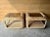 Brown Large Braided Wicker Side Tables a Pair For Sale - Image 8 of 9