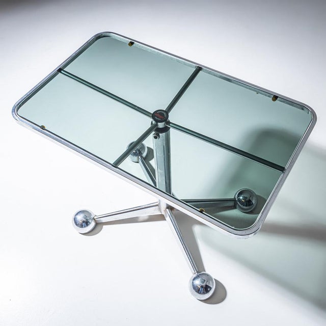Glass Table by Allegri Parma, Italy, 1960s For Sale - Image 3 of 9