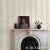Schumacher x Marian Mcevoy Tendril Stripe Sisal Wallpaper In Natural For Sale In New York - Image 6 of 6