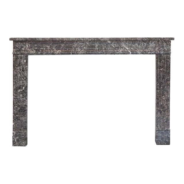 18th Century Louis XVI Fireplace Mantel in St Anne's Marble For Sale