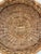 Wood Round Wicker Tray With Bamboo Handles For Sale - Image 7 of 9
