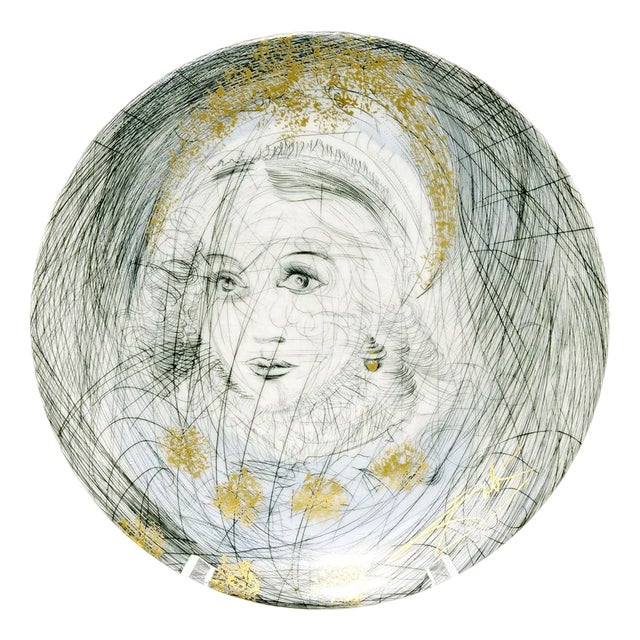 Gretchen de Faust Plate by Salvador Dali for Raynaud & Co., 1968 For Sale