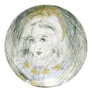 Gretchen de Faust Plate by Salvador Dali for Raynaud & Co., 1968