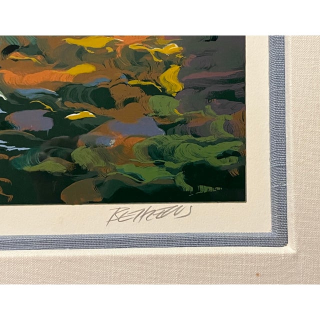 Impressionist 2007 'Portofino Harbor' Limited Edition Seriolithograph by Howard Behrens Signed For Sale - Image 3 of 8