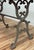 Antique French Marble Top Cast Iron Bistro or Pastry Table For Sale - Image 13 of 15