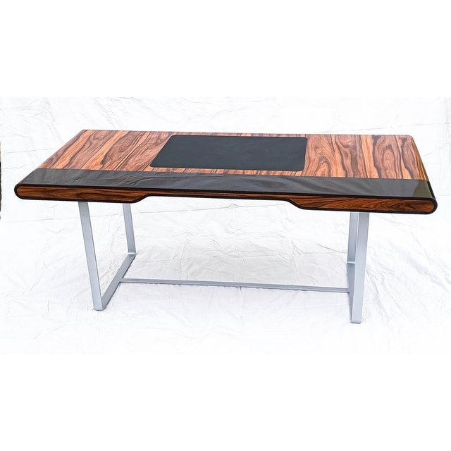 Beige Little Shanghai Desk in Rosewood by Aymeric Lefort For Sale - Image 8 of 15