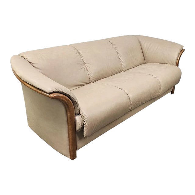 Leather Ekornes Stressless Sofa Manhattan For Sale