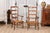 Late 19th Century French 1890s Fruitwood Ladder Back Chairs with Straw Seats and Turned Legs - A Pair For Sale - Image 5 of 11