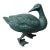 Vintage Green Cast Iron Statue For Sale