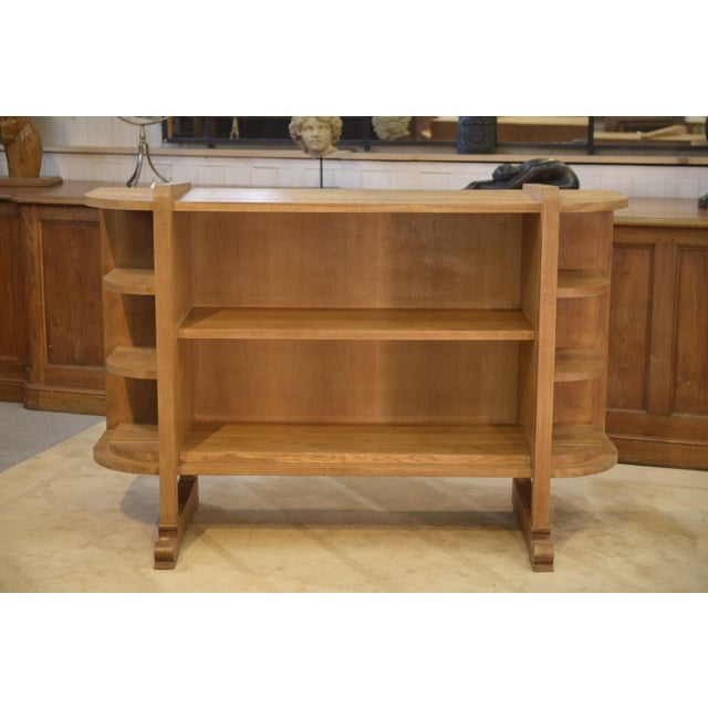Modern Art Deco Modernist Oak Shelf, 1940s For Sale - Image 3 of 13