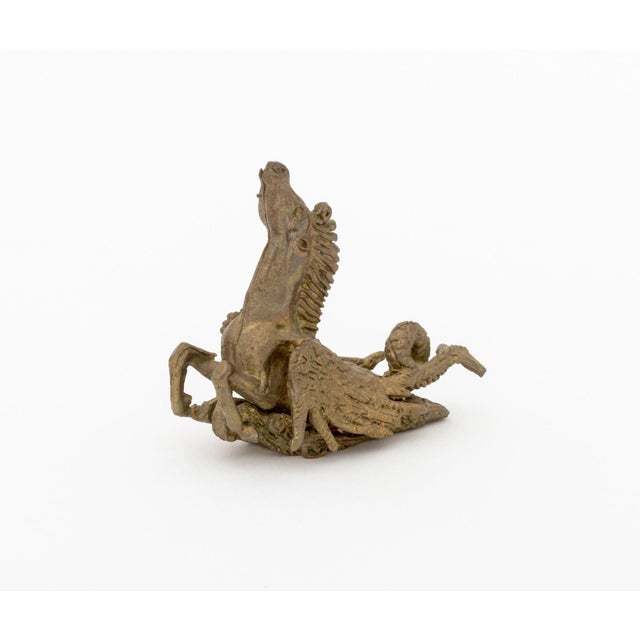 Collection of Four Hippocampus Form Gilt Bronze Figurines For Sale In New York - Image 6 of 10