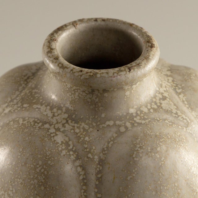 Ceramic Stoneware Model 148 Vase by Arne Bang, Denmark, 1930s For Sale - Image 7 of 12