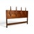 This 1960s Specialty Woodcraft queen headboard is an eclectic, seldom seen design that turns the maker's sculpted diamond...