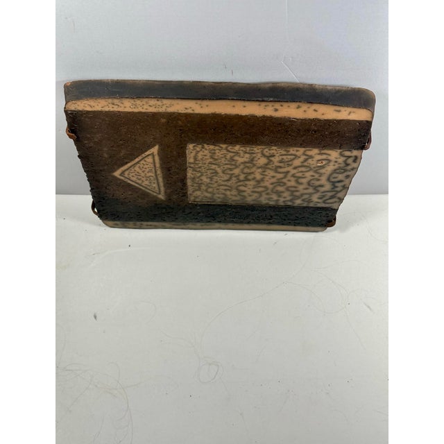 A Fine Contemporary Stoneware Wall Relief by Theodora Chorafas. Artist: Theodora Chorafas (Greek, b. 1950s) •...