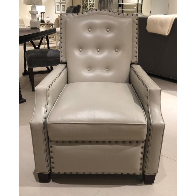 Vanguard Michael Weiss Leather Recliner Chairish