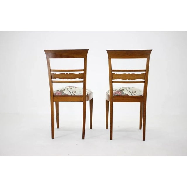 Wood Set of Side Chairs, Czechoslovakia, 1950s For Sale - Image 7 of 11