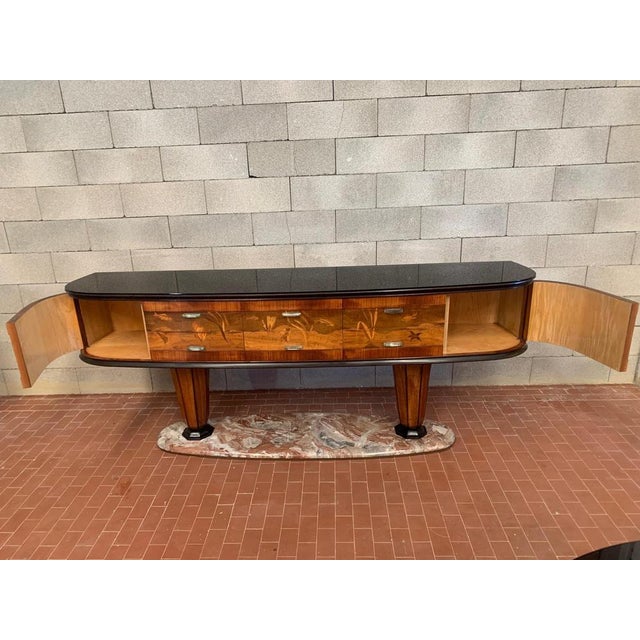 Inlaid Salon Set by Vittorio Dassi and Piero del Grande for Dassi Mobili Moderni, 1950s, Set of 12 For Sale - Image 18 of 18