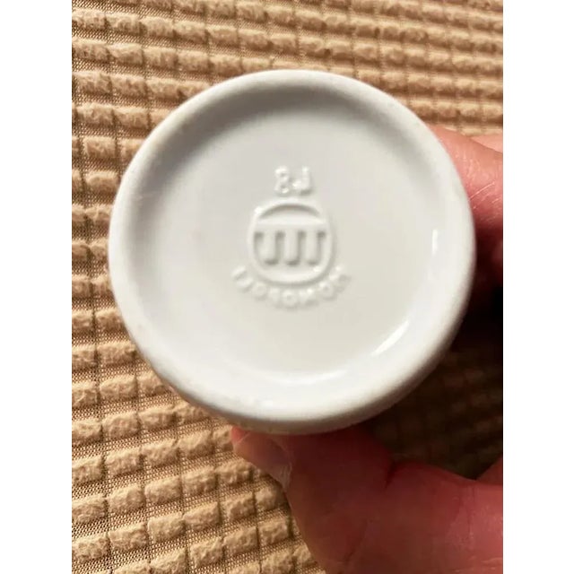 Game Coffee Cups with Bill Tray and Porcelain and Teaspo, Set of 7 For Sale - Image 4 of 7