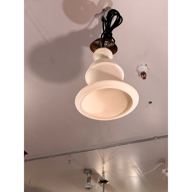 2010s Pottery Barn Noah Bell Pendant Light For Sale - Image 5 of 12