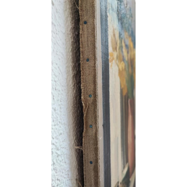 Louis Henri Salzmann, Nature morte, Oil on Canvas For Sale - Image 9 of 11