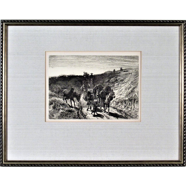 Peter Moran, A Burro Train, New Mexico, 1880 For Sale