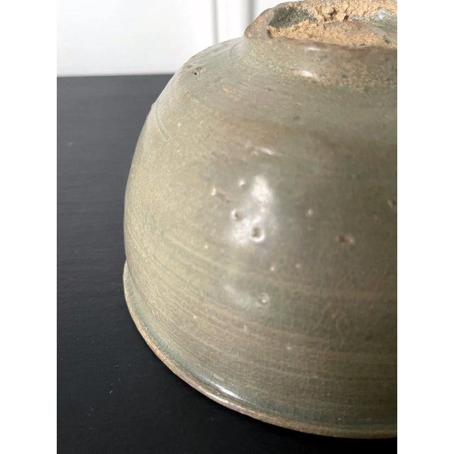 Korean Ceramic Celadon Deep Bowl Goryeo Dynasty For Sale - Image 12 of 13