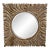 Heavily Textured Beveled Wall Mirror For Sale