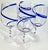 A set of cobalt carnivals in a glass are looking for a new home. A whirling, twirling ribbon of Cobalt unfurls from top to...