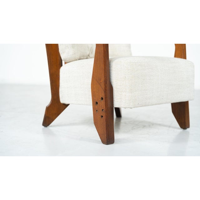 Vintage Madame Lounge Chairs by Guillerme and Chambron for Votre Maison, 1950, Set of 2 For Sale - Image 10 of 18