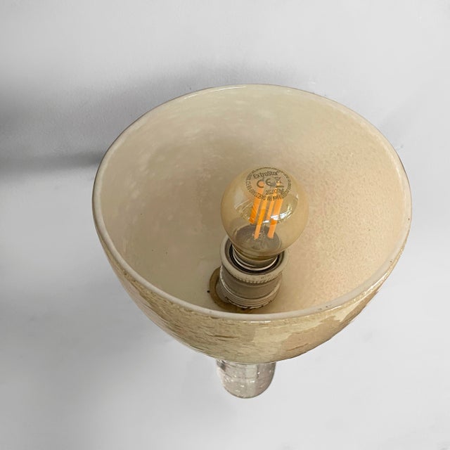 Mid-Century Modern Italian Wall Lamp in Metal and Murano Glass by Archimede Seguso for Seguso Vetri dArte, 1950s For Sale - Image 6 of 17