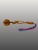 Asian China, 19th century. Wooden Ruyi scepter in the shape of a lingzhi For Sale - Image 3 of 3