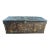 Antique Wooden Hand-Painted Chest Dowry, Marriage Box, Rustic For Sale