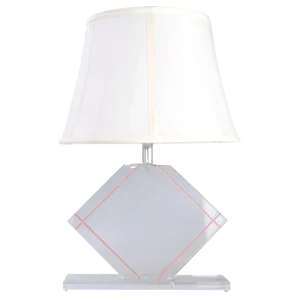 Vintage Lucite and Chrome Table Lamp