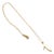 Tiffany & Co. Elsa Peretti Gold Initial I Pendant Necklace 1983 For Sale