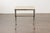 French Midcentury French Steel Side Table with Marble Top and Scrolling Supports For Sale - Image 3 of 12