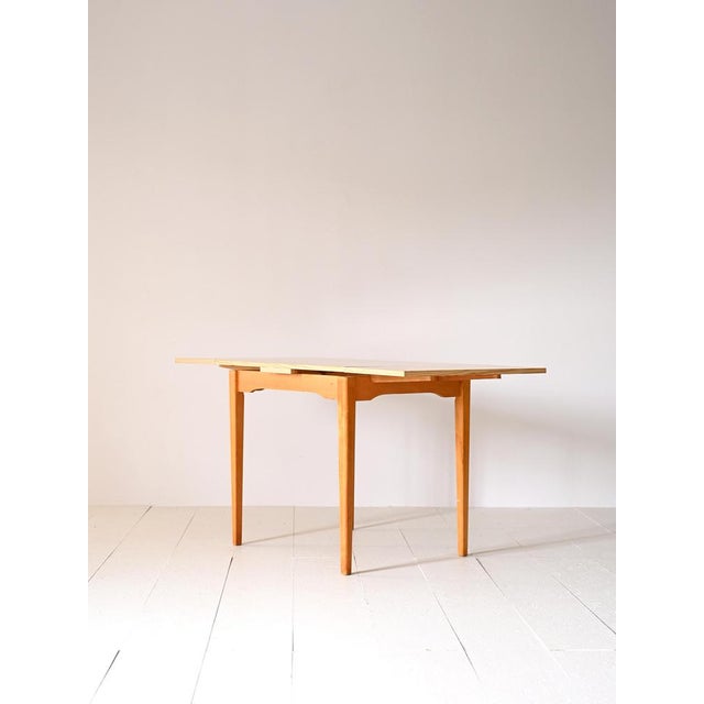 Square Extendable Table in Formica, 1960s For Sale - Image 6 of 14