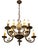 Vintage Neo-Rococo 10-Arm Chandelier For Sale