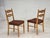 1970s Danish Dining Chairs in Wool and Oak, 1970s, Set of 2 For Sale - Image 5 of 17