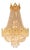 Modern Gold Chandelier Crystals Empire Basket New Classic For Sale