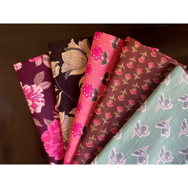 100% Cotton New Indian Napkins For Sale - Image 4 of 7