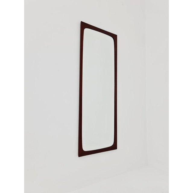 Mid-Century Modern Danish Wall-Mounted Mirror, 1960s For Sale - Image 3 of 12