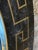 Black Maitland Smith Tessellated Marble Wall Mirror Brass Greek Key Motif For Sale - Image 8 of 13