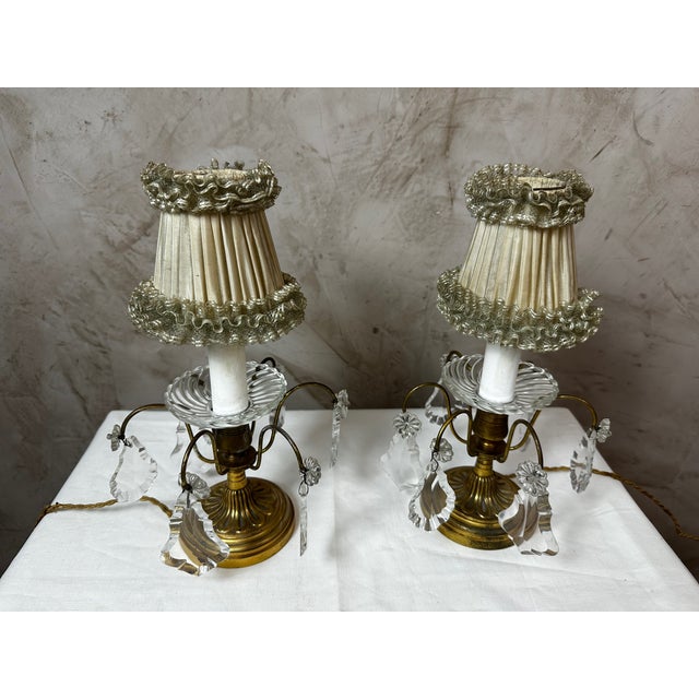 Gold Lamps, 1900, Set of 2 For Sale - Image 8 of 14