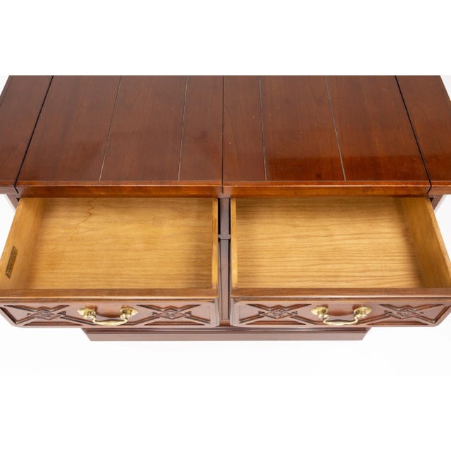 Brown Century Furniture Traditional Expanding Bar For Sale - Image 8 of 13