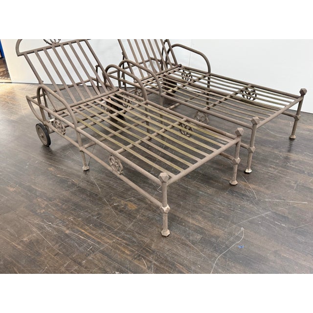 Terra Furniture Renaissance Outdoor Chaises, Pair For Sale - Image 12 of 12