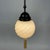 Art Deco Opaline Glass and Burnished Brass Pendants, Germany 1930s, Set of 2 For Sale - Image 15 of 17