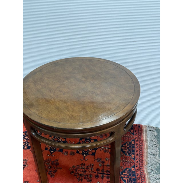 Michael Taylor for Baker Furniture Chinoiserie Side Table, 26 Inches For Sale In San Francisco - Image 6 of 10