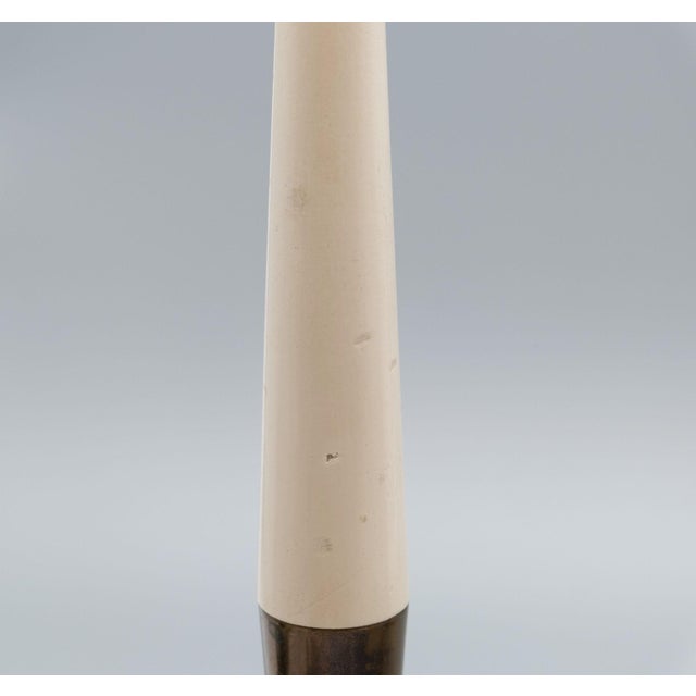 Mid-Century Modern Diabolo Shaped Brass Table Lamps, 1960, Set of 2 For Sale - Image 9 of 13