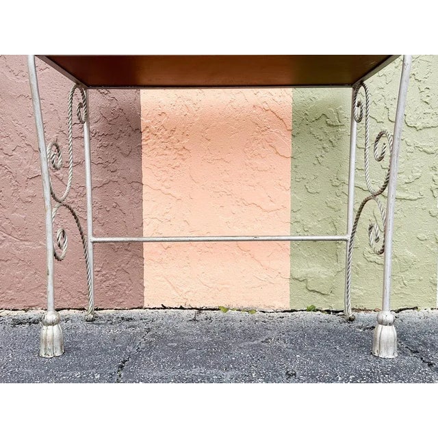 Mid 20th Century Palm Beach Regency Chic Regency Tassel Vanity For Sale In West Palm - Image 6 of 11